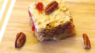 How To Make Cherry SQUARES Recipe [upl. by Eilyac]