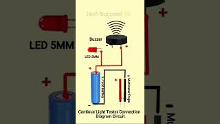 Continue Light Tester Connection Diagram Circuit real reels shorts shortvideo viralshort [upl. by Breeze]