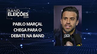 Pablo Marçal chega na Band para participar do debate [upl. by Ayle]