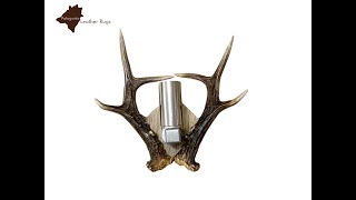 Wall lamp with roedeer antlers 153702 3 [upl. by Urania]