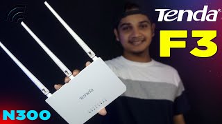 Tenda F3 Router User Review  Unboxing and Full Details Review  বাজেটে সেরা রাউটার [upl. by Nivla703]