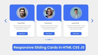 How to make Responsive Card Slider in HTML CSS amp JavaScript  SwiperJs [upl. by Lledualc773]