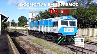 Locomotiva fabricada Pela Rail No Brasil Teste em Extremoz RN [upl. by Brill]