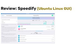 Independent Speedify Review  Bonding ISP With 4G Cellular Using Ubuntu Linux GUI [upl. by Clay]