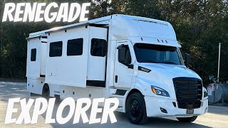 WHITE IVERSON Brand NEW 2025 Renegade Explorer Super C Motorhome 40ERB Floorplan [upl. by Madelin]