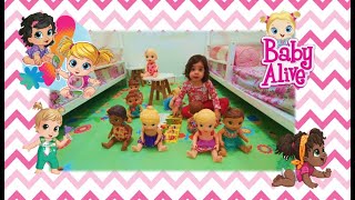 Brincando com as BABY ALIVE  Playing with BABY ALIVE اللعب مع BABY ALIVE [upl. by Scever]