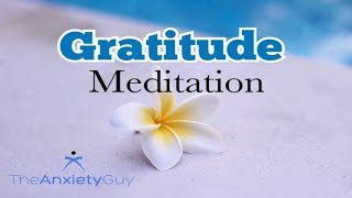 10 Minute Daily Meditation For Gratitude amp Happiness  The Anxiety Guy [upl. by Annavoj]