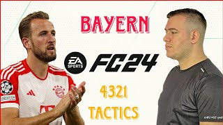 BAYERN  4321 FORMATION TACTICS amp PLAYER INSTRUCTIONS FC 24 [upl. by Aenaj]