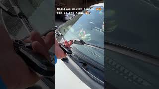 Modified mirror Blades 🔥🚀 for Baleno Alpha baleno mirror blades maruti viralvideo 🔥🚀💥🥰😍 [upl. by Nira278]