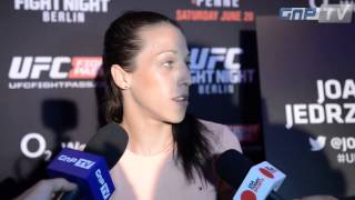 UFC Berlin Joanna Jędrzejczyk Media Scrum  Full Interview [upl. by Alf]