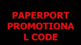 PAPERPORT PROMOTIONAL CODE [upl. by Suckram]