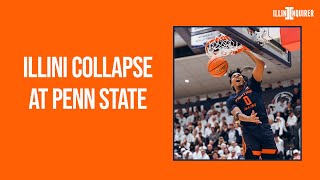 POSTGAME Illini collapse at Penn State Shannon has career high [upl. by Inahet463]