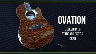 Электроакустическая гитара Ovation CELEBRITY® STANDARD EXOTIC CS28PTGE [upl. by Atwahs]