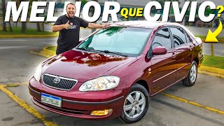 UM SEDAN de PATRÃO BARATO e ACESSÍVEL Toyota Corolla SEG [upl. by Eetak]