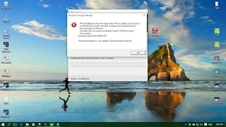 PKgMgr exe has been deprecated Operation failed with 0x80070307 [upl. by Lindy]