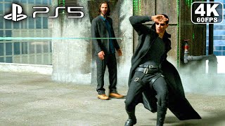 THE MATRIX AWAKENS PS5 Gameplay Walkthrough Full Demo 4K 60FPS Unreal Engine 5 [upl. by Siraved]