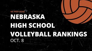 Nebraska high school volleyball rankings October 8 [upl. by Obidiah247]