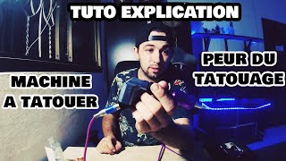 Machine a tatouer rotative et son fonctionnement  peur du tatouage  Explication et discussion [upl. by Suirad]