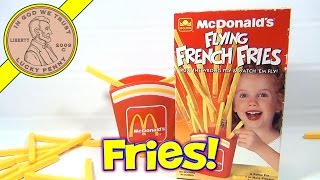 McDonalds Vintage 1993 Flying French Fries Game by Golden  Pull a Fry and Watch It Fly [upl. by Garretson455]