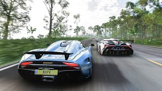 1500HP Koenigsegg Regera  Forza Horizon 5  Race Gameplay [upl. by Eycats111]