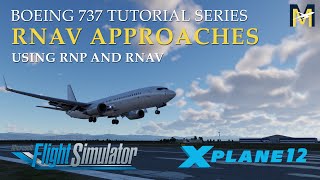 Simple RNAV amp RNP Approach Tutorial in MSFS and XPlane [upl. by Aiello]