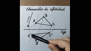 ELEMENTOS de HOMOLOGÍA AFÍN o AFINIDAD en Dibujo Técnico [upl. by Nek]