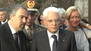 Mattarella al 73° difesa di Roma [upl. by Odnalref187]