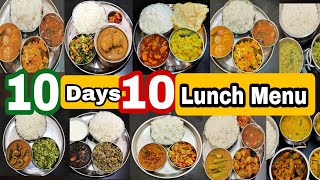 பத்து நாட்களுக்கு பத்து விதமான மதிய உணவு 10 Days 10 Lunch Combo Recipes in Tamil [upl. by Ammon]