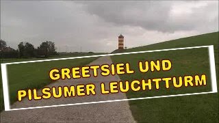 Radtour vom Großen Meer über Greetsiel zum Pilsumer Leuchtturm mit Selbstfahrerfähre [upl. by Saxon]