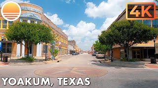 🇺🇸 4K60 Yoakum Texas 🚘 Drive with me [upl. by Sama]