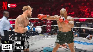 Jake Paul VS Mike Tyson  FULL FIGHT HIGHLIGHTS Netflix 2024 [upl. by Hollerman524]