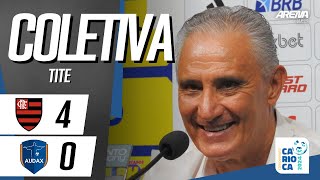 COLETIVA TITE  AO VIVO  Flamengo x Audax  Campeonato Carioca 2024 [upl. by Nauh615]