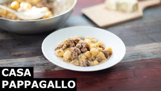 Gnocchi gorgonzola e salsiccia [upl. by Kariotta]