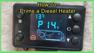 How To Prime a Diesel Heater Newer Version Diesel Heater with Blue Text 🔥🏕️🚐✔️ shorts [upl. by Harle]