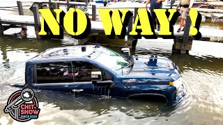 New Truck Sinks at the Boat Ramp  Caught on Film  Chit Show [upl. by Eniortna]