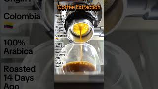 Heres todays coffee shot Day 75  22 coffee arabica espresso barista coffeelover beginner [upl. by Maurili]