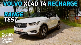 RANGE TEST VOLVO XC40 T4 RECHARGE PLUGIN HYBRID [upl. by Tormoria544]