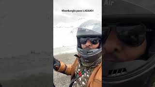 khardungla pass second highest motorable road in Ladakh ladakhadventure travel mountains [upl. by Cori]