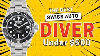 The BEST Swiss Automatic Dive Watch under 500 Better than Steinhart [upl. by Anehsat]