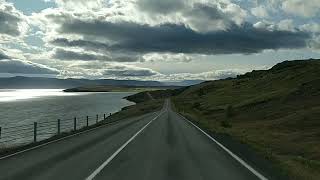 Iceland drive Dalvik to Akureyi [upl. by Festa]