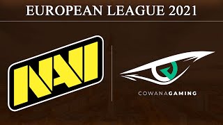 NaVi vs Cowana Chalet  Natus Vincere vs Cowana Gaming  European League 2021 1 July 2021 [upl. by Kalman]