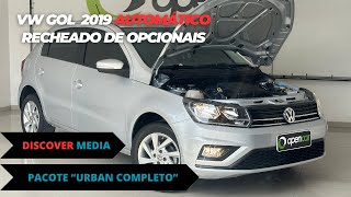 VW GOL AUTOMÁTICO COM DISCOVER MEDIA  PACOTE URBAN 2019 VENDIDO [upl. by Aynatal]