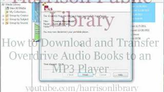 Download and Transfer Overdrive Audio Books [upl. by Nej453]