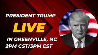 Trump Rally in Greenville North Carolina 2PM CST3PM EST [upl. by Orme]