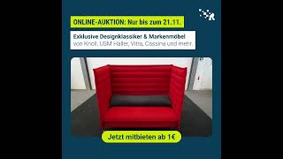 ONLINEAUKTION Designklassiker von USM Haller Knoll Vitra amp Co ab 1€ [upl. by Mita]