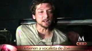 Detienen a León Larregui vocalista de Zoé en la Roma [upl. by Tice]