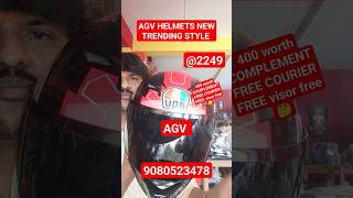 ⛑️AGV HELMETS NEW TRENDING STYLE 🔥 JUST 2249 trending helmet tamil [upl. by Ennahgiel]