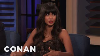 Jameela Jamil Wants To Change The Way We Look At Ourselves  CONAN on TBS [upl. by Milano817]