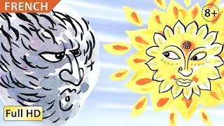 Le Vent et le Soleil  Apprendre le Français avec soustitres  Histoire pour enfants quotBookBoxcomquot [upl. by Iah]