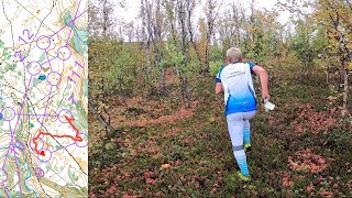 Orienteering Ramfjordmoen Tromsø [upl. by Hsakaa401]